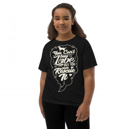 Can't Buy Love But Can Rescue It - Youth Short Sleeve Tee